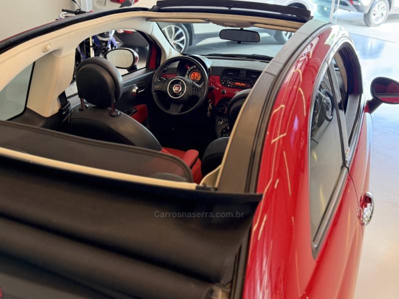 FIAT - 500 - 2014/2014 - Vermelha - R$ 66.900,00